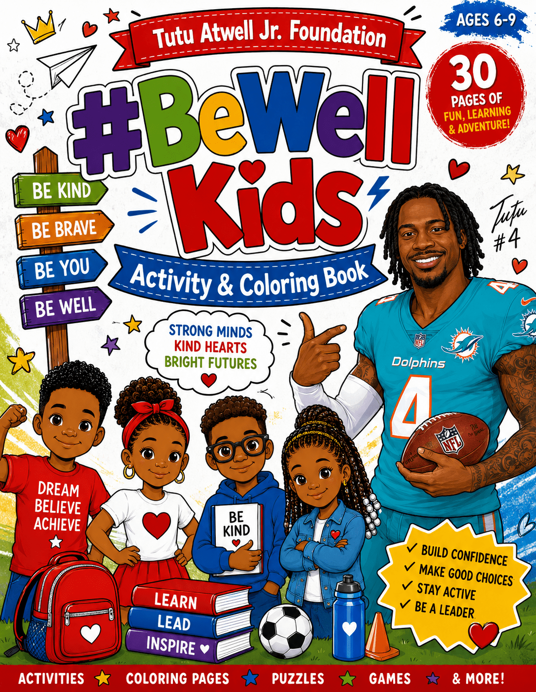 #BeWell Kids Activity and Coloring Book cover