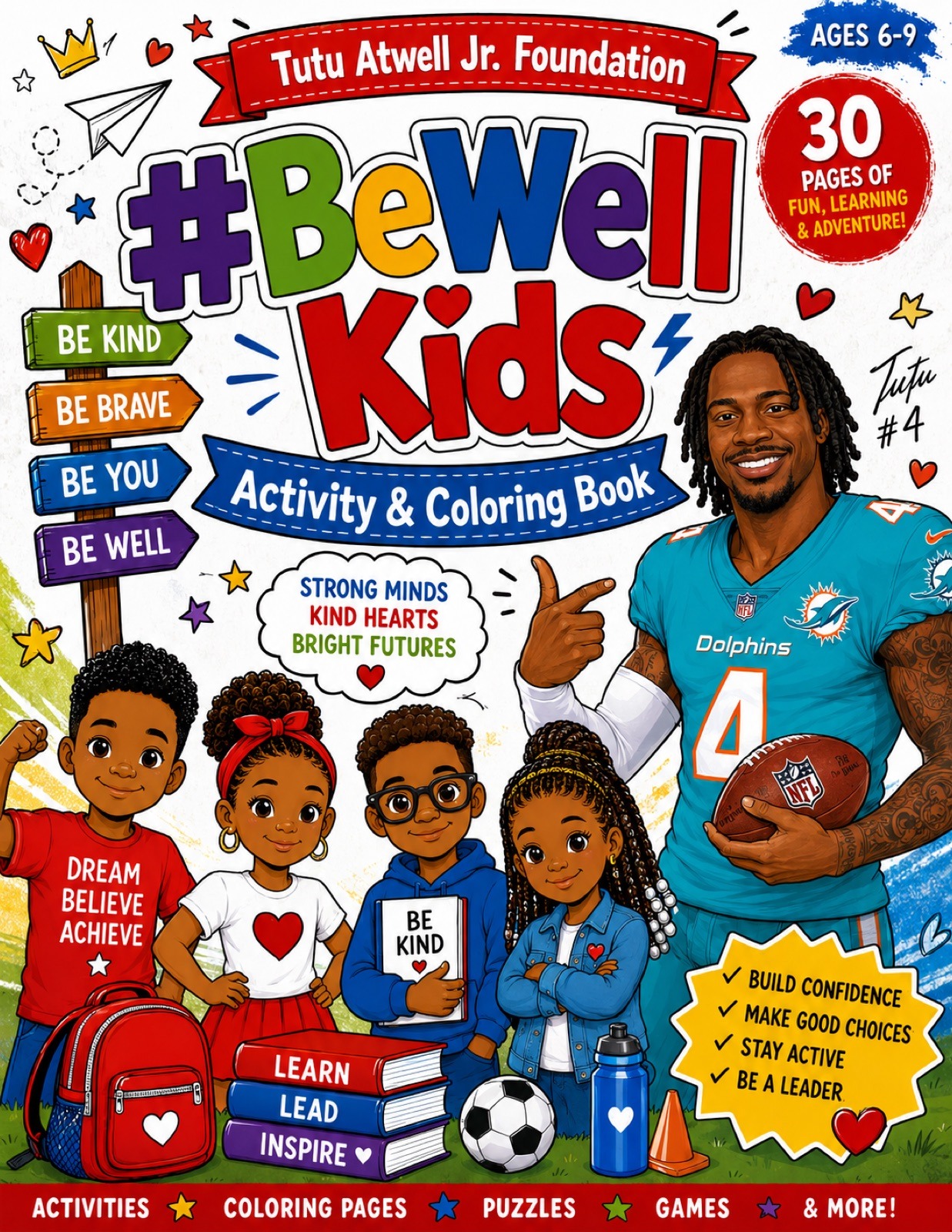 #BeWell Kids Activity and Coloring Book cover